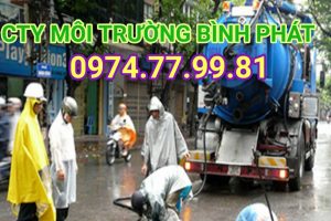 Xe hút hầm cầu huyện Kbang
