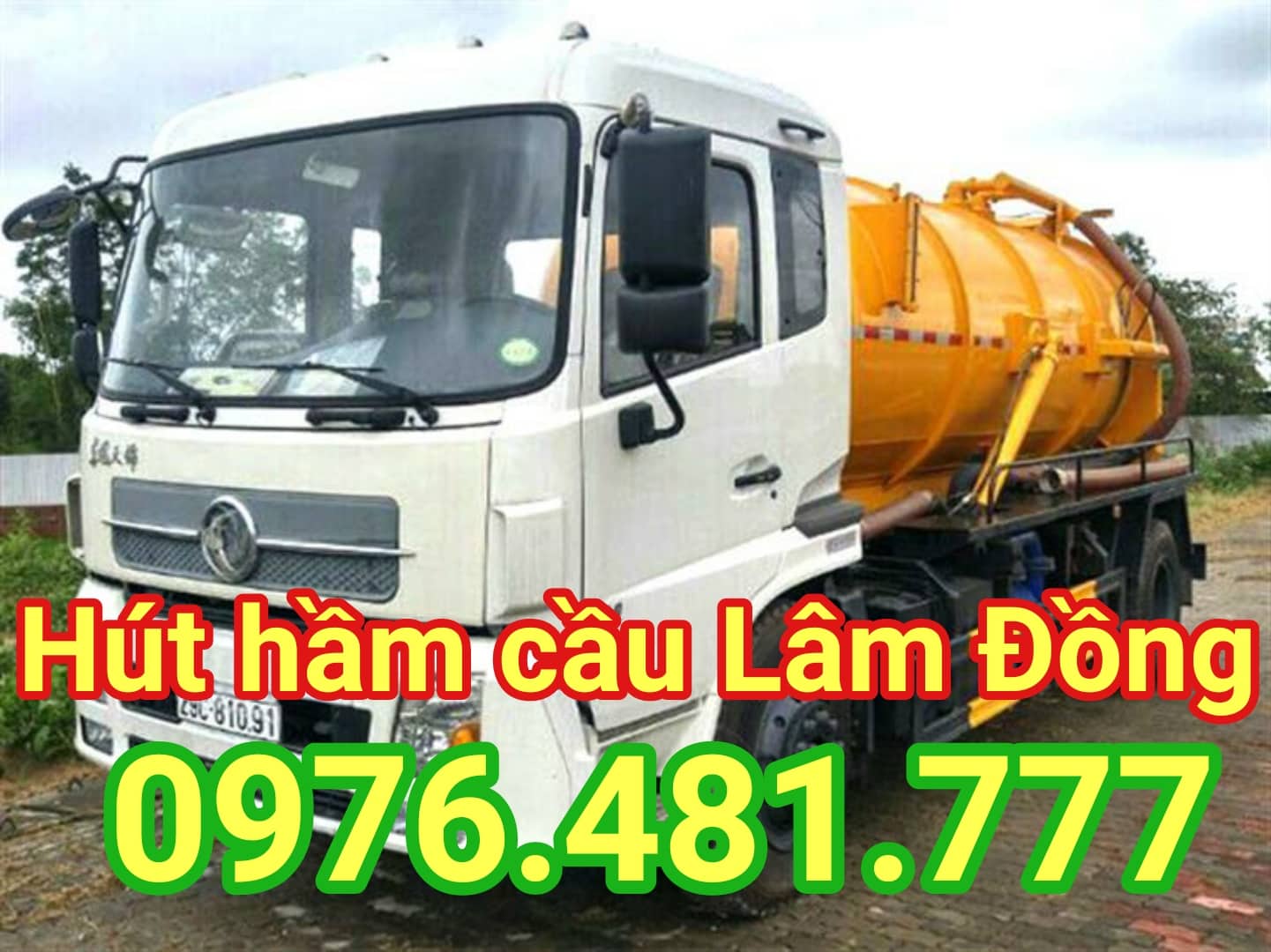 Dịch vụ hút hầm cầu Lâm Đồng 