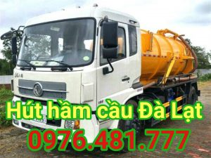 Hút hầm cầu Đà Lạt-đơn vị chất lượng nhất hiện nay